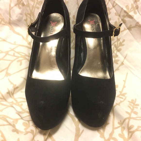 Justfab 6 inch Heels Black, Nikita - Picture 3 of 3